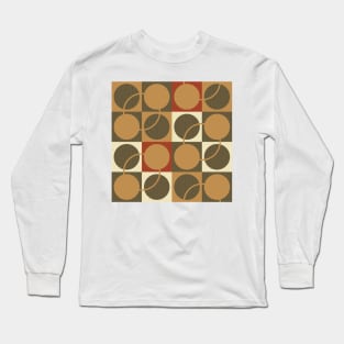 Yellow and green circles – small scale Long Sleeve T-Shirt